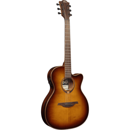 Guitare folk électroacoustique LAG T118ASCE-BRS - Macca Music