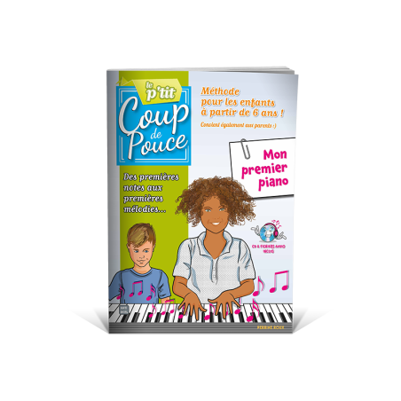 Librairie Musicale Le P'tit Coup De Pouce Mon Premier Piano - Macca Music