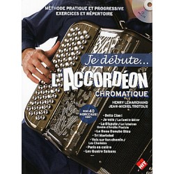 Librairie Musicale JE DEBUTE L'ACCORDEON CHROMATIQUE - Macca Music