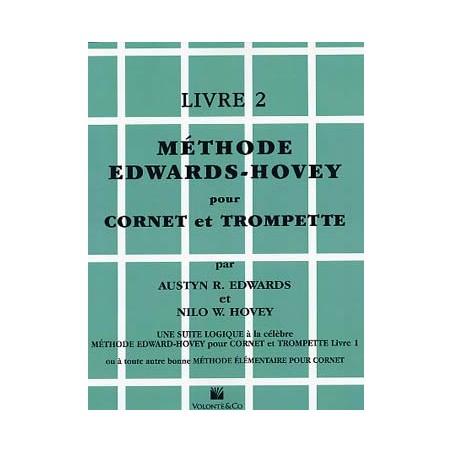 Librairie Musicale Methode Edward-Hovey Pour Cornet Ou Trompette Livre 2 - Macca Music