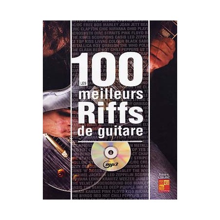 Librairie Musicale Les 100 Meilleurs Riffs De Guitare - Macca Music