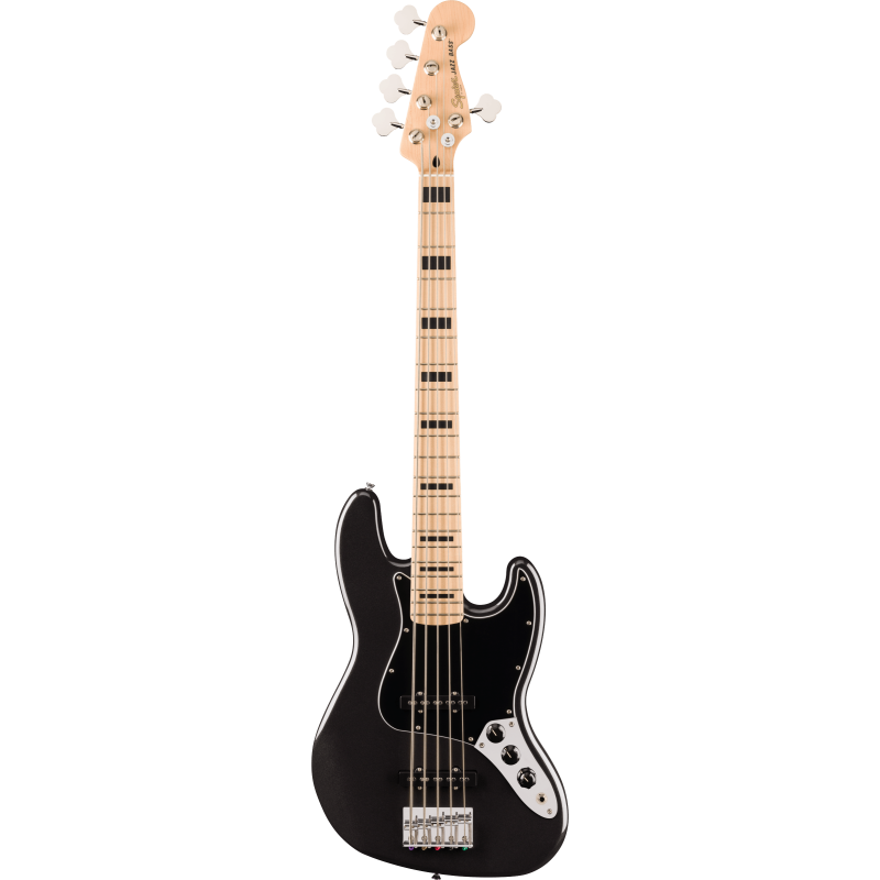 Basse Active SQUIER Affinity Jazz Bass V MN BPG BKM - Macca