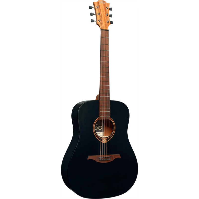 Guitare Acoustique LAG T70D Black Satin - Macca Music