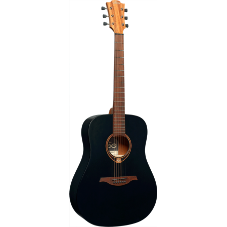 Guitare Acoustique LAG T70D Black Satin - Macca Music