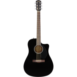 FENDER CD60SCE DREAD BLACK WN