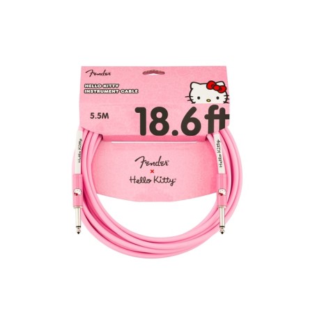 Câble Pour Instruments FENDER Hello Kitty 5.5M - Macca Music