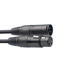 Câble DMX, XLR/XLR (m/f), 20 m STAGG SDX20-3 - Macca Music