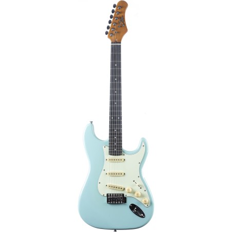 Guitare Electrique EKO STRATOCASTER ST300 Daphne Blue - Macca Music