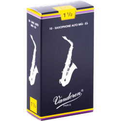Boîte De 10 Anches VANDOREN Traditional 1.5 Sax Alto - Macca Music