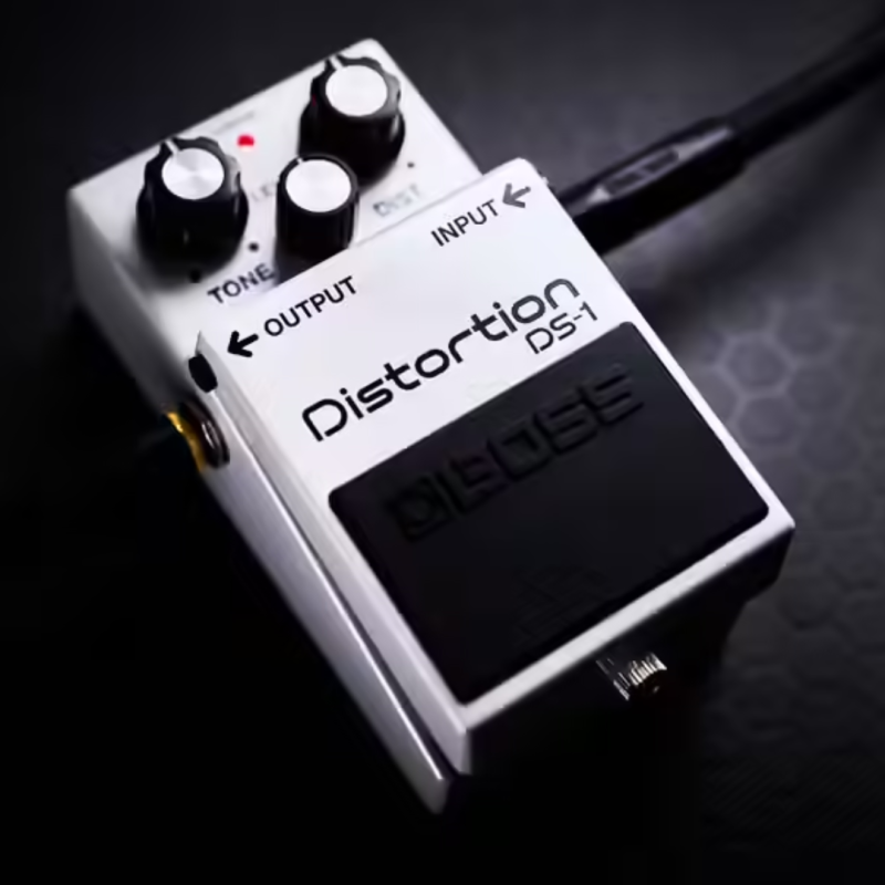 Pédale De Distortion BOSS DS-1 WH LIMITED - Macca Music