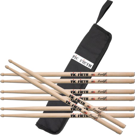 Pack Baguettes Vic Firth + Housse PFS5A4 - Macca Music