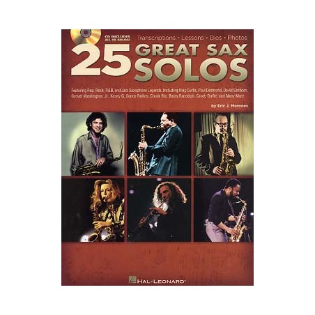 Librairie Musicale 25 GREAT SAX SOLOS - Macca Music