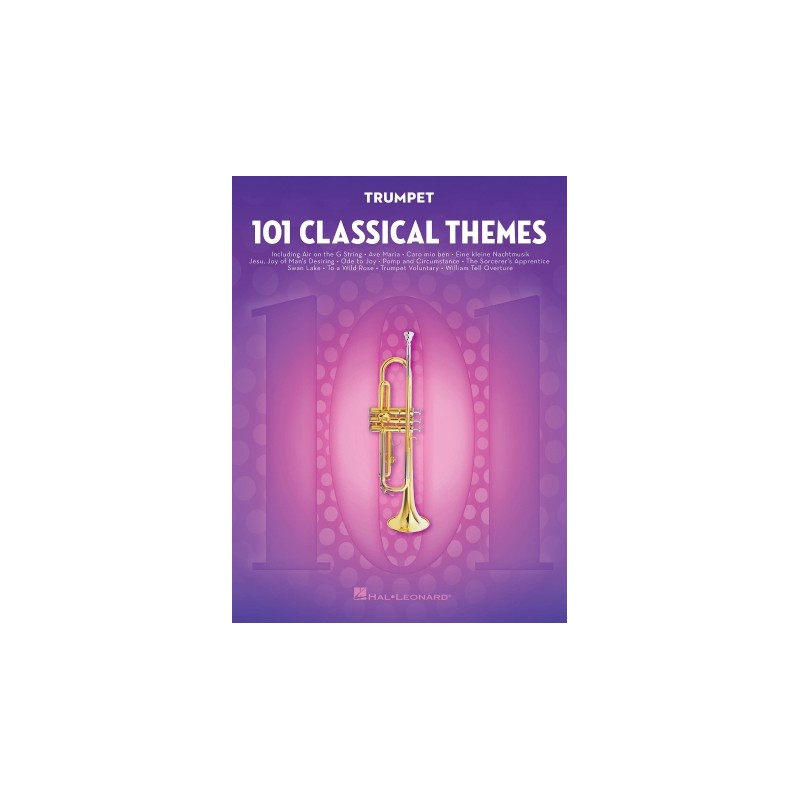 Librairie Musicale 101 CLASSICAL THEMES FOR TRUMPET - Macca Music