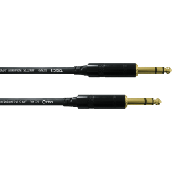 Cable Cordial Fiche REAN Plaqué Or 3M - Macca Music