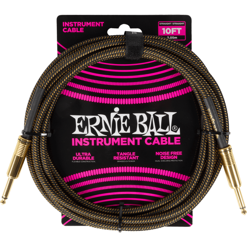Câble Jack Instrument ERNIE BALL 6428 - Macca Music Câble Jack Instrument ERNIE BALL 6428 - Macca Music