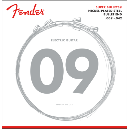 Cordes Pour Guitare Electrique FENDER Bullet 3-42 - Macca Music