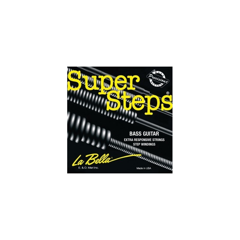 Jeu De Cordes Basse LA BELLA Super Steps 40-95 - Macca Music Jeu De Cordes Basse LA BELLA Super Steps 40-95 - Macca Music