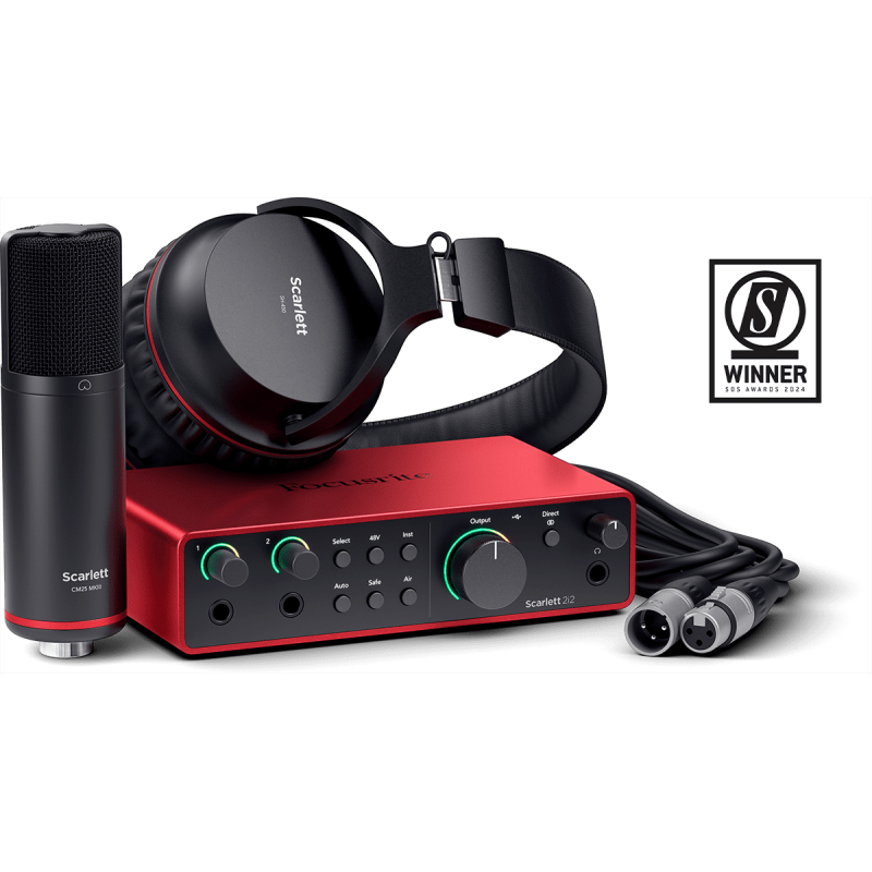 Pack Carte Son FOCUSRITE Scarlett 4-Studio - Macca Music
