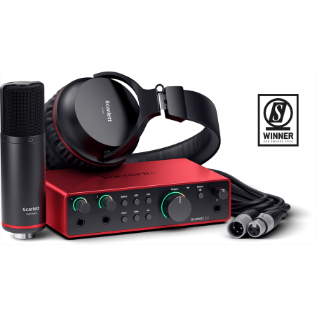 Pack Carte Son FOCUSRITE Scarlett 4-Studio - Macca Music