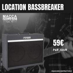 Location Ampli Guitare Electrique FENDER Bassbreaker 18/30 - Macca Music