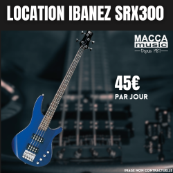 LOCATION IBANEZ SRX300 BL