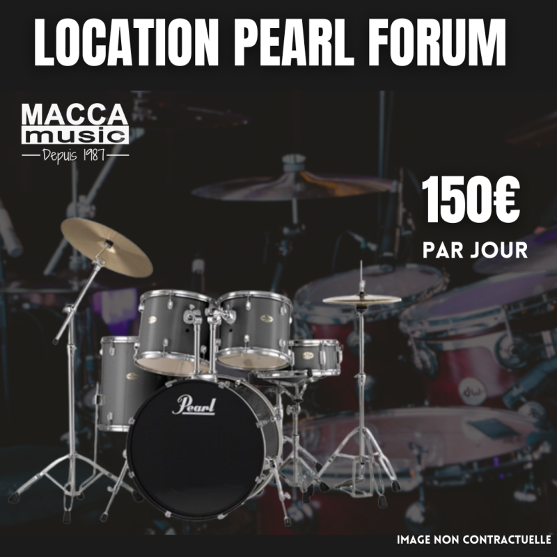 Location Batterie Complète PEARL Forum - Macca Music Location Batterie Complète PEARL Forum - Macca Music