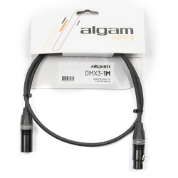 Câble DMX Algam Lighting DMX3 1M - Macca Music