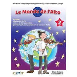 Librairie Musicale LE MONDE DE L ALTO VOL 2 - Macca Music