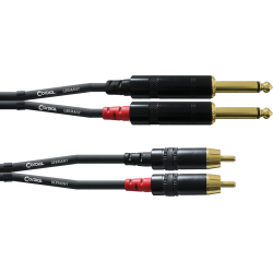 Câble RCA - JACK Mono CORDIAL CFU3PC - Macca Music