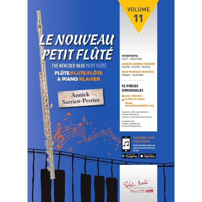 Librairie Musicale LE NOUVEAU PETIT FLUTE VOL 11 - Macca Music Librairie Musicale LE NOUVEAU PETIT FLUTE VOL 11 - Macca Music