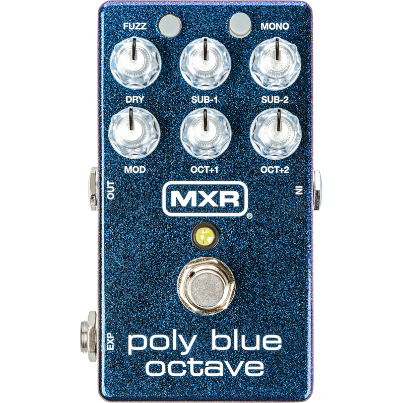 Pédale d'effet pour guitare MXR Poly Blue Octave - Macca Music Pédale d'effet pour guitare MXR Poly Blue Octave - Macca Music