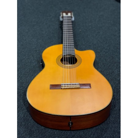 Guitare Electro-Nylon Occasion YAMAHA CGX122MSC - Macca Music