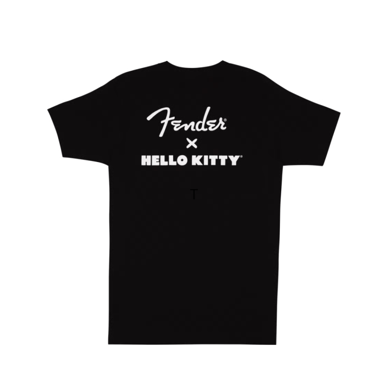 T-Shirt FENDER Hello Kitty Shirt KIT BLK M - Macca Music T-Shirt FENDER Hello Kitty Shirt KIT BLK M - Macca Music