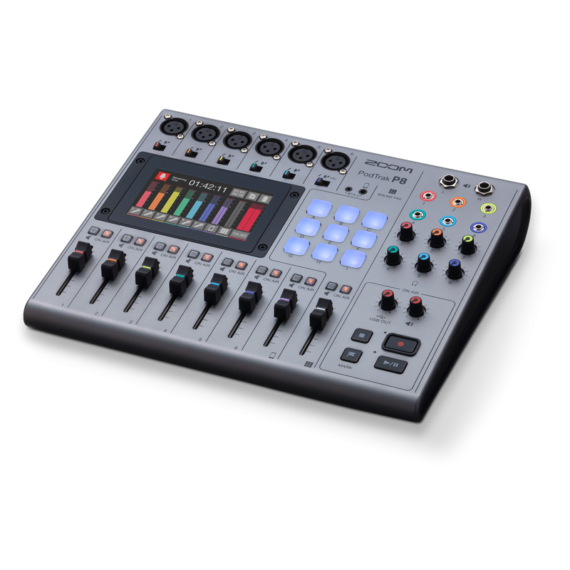 Enregistreur Pour Podcast ZOOM PODTRAK P8 - Macca Music