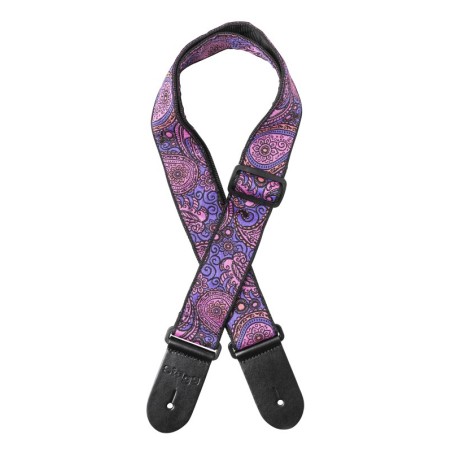 Sangle Pour Guitare STAGG SWO PSLY1 PNK - Macca Music