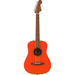 Guitare Acoustique Fender CA STD Redondo Mini Fiesta Red - Macca Music