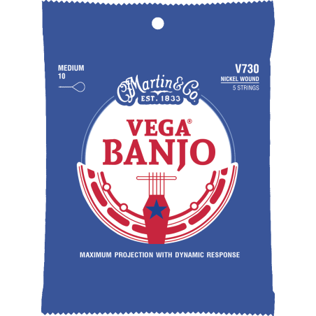 Cordes Pour Banjo 5 Cordes MARTIN V730 - Macca Music