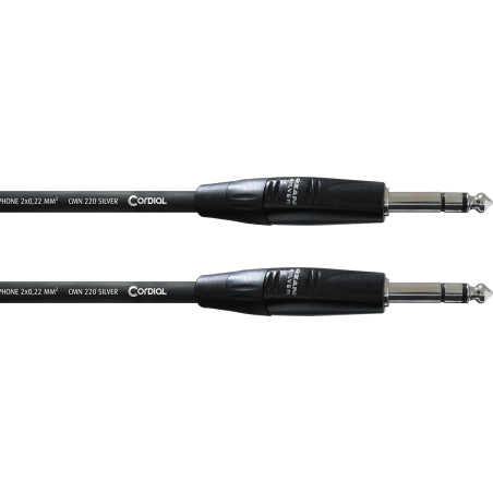 Cordial Jack Stéréo 6.35-Macca Music