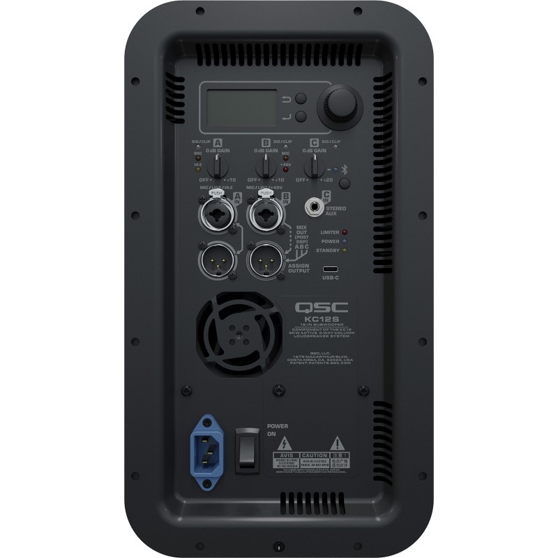 Enceinte colonne QSC Audio KC12T BK System - Macca Music