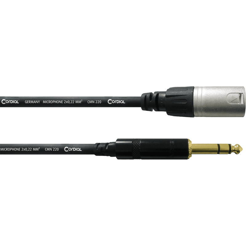 Câble XLR Jack CORDIAL CFM9MV - Macca Music