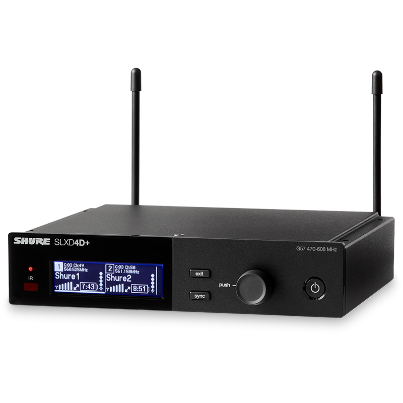 Récepteur Double SHURE SLXD4D+E-G65 - Macca Music