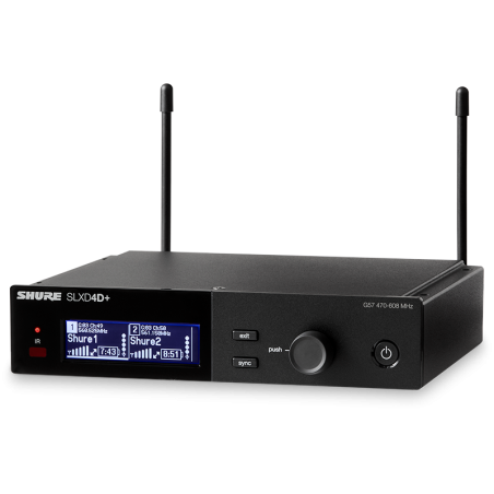 Récepteur Double SHURE SLXD4D+E-G65 - Macca Music