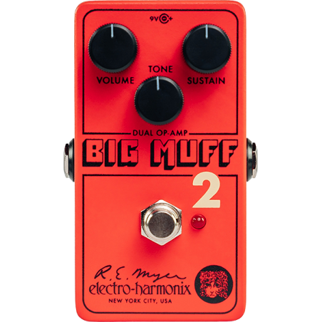 Pédale d'effet Fuzz ELECTRO HARMONIX NANO BIG MUFF PI 2 - Macca Music