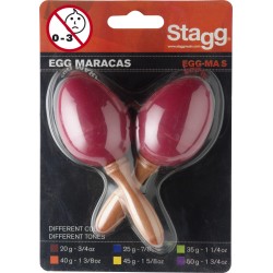 Maracas STAGG EGG Red - Macca Music