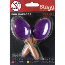Maracas STAGG EGG VIOLET - Macca Music