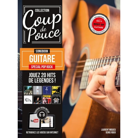 Librairie Musicale COUP DE POUCE SONGBOOK GUITARE VOL - Macca Music