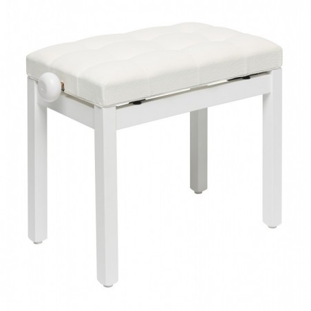 Banquette Piano Velours Blanc STAGG PB36 - Macca Music