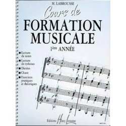 COURS DE FORMATION MUSICALE LABROUSSE VOL 1