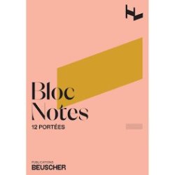 BLOC PAPIER MUSIQUE 12PRT