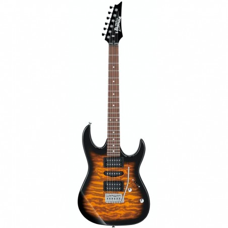 Guitare Electrique IBANEZ GRX70QA-SB - Macca Music